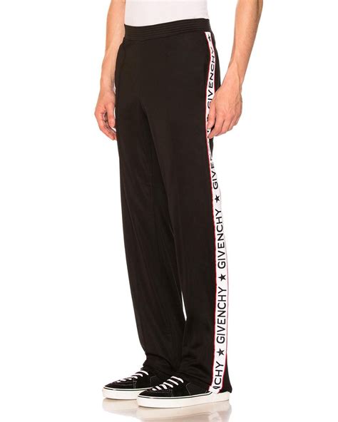 givenchy tape logo sweatpants